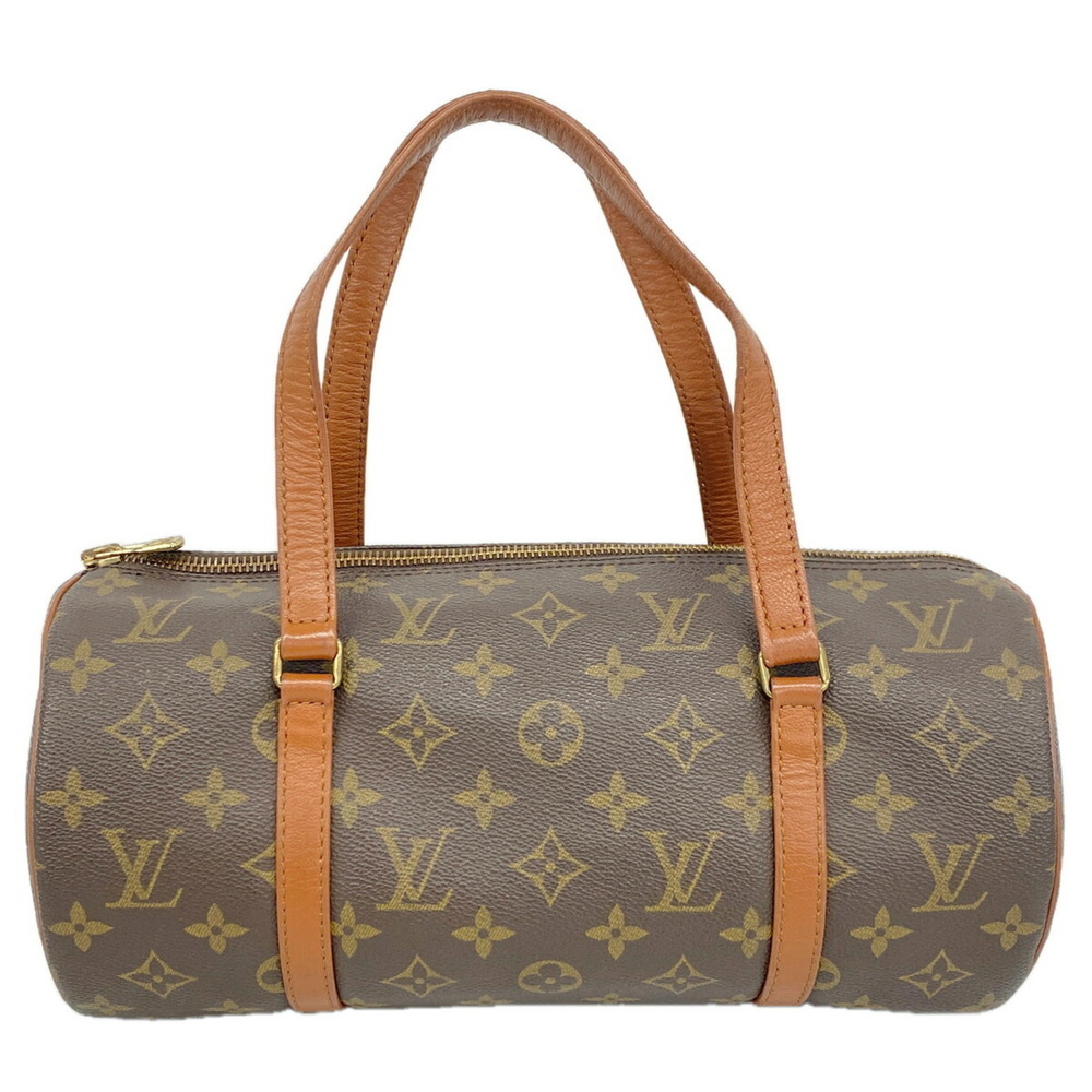 Louis Vuitton Monogram Papillon 30 Handbag M51385 Brown Women's